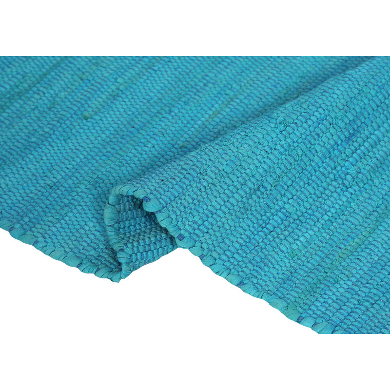 Tapis en coton fabriqué à la main 24 x 36 po - 2 x 3 po lavable, réversible, avec pampilles pour le salon et le vestibule