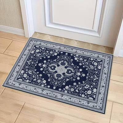Floral Patterned Area Rug, Soft And Lightweight, Suitable For All Seasons, Easy To Maintain And Easy To Clean, Machine Washable Carpet Floor Mat, Suitable For Living Room, Bedroom, Hallway, Balcony, Patio, Room Decor, Home Decor, Outdoor Decor