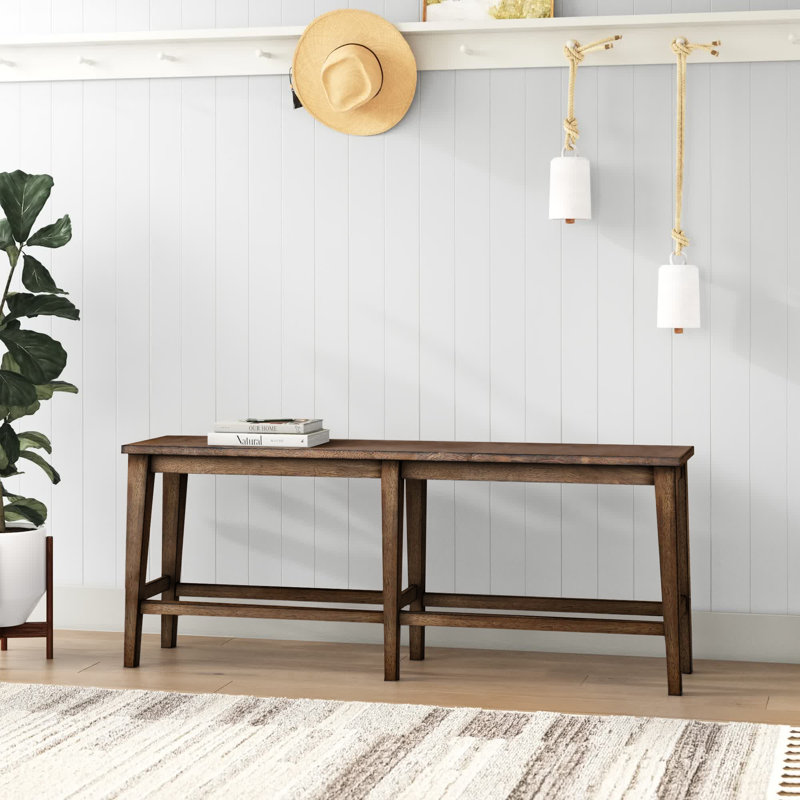 Banc en bois Boden, Brun rustique