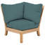 St. Lucia Teak Outdoor Sectional Corner Chair-1102681371