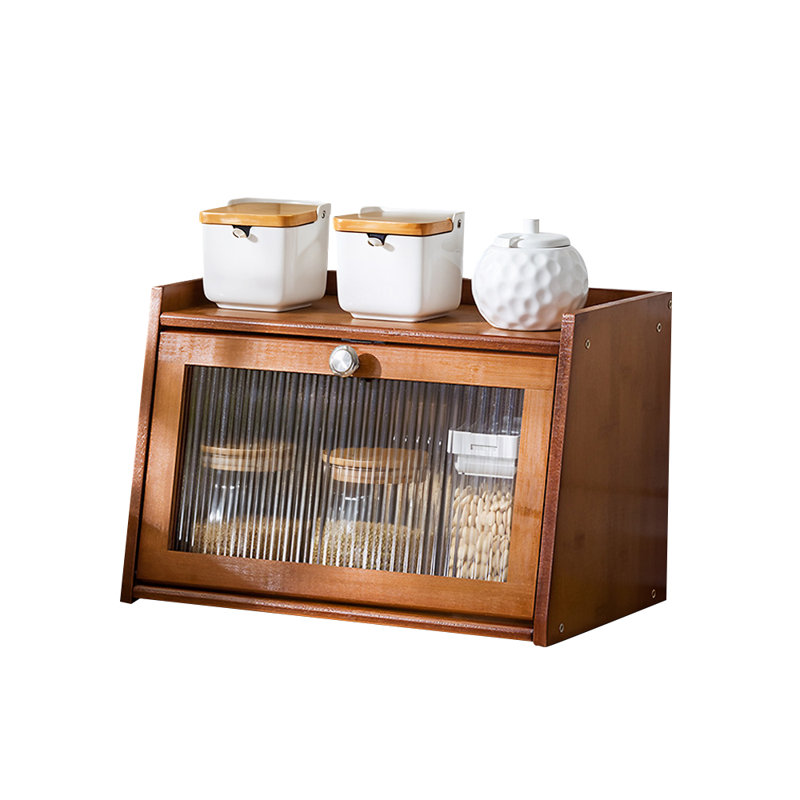 Freestanding Bamboo Spice Rack