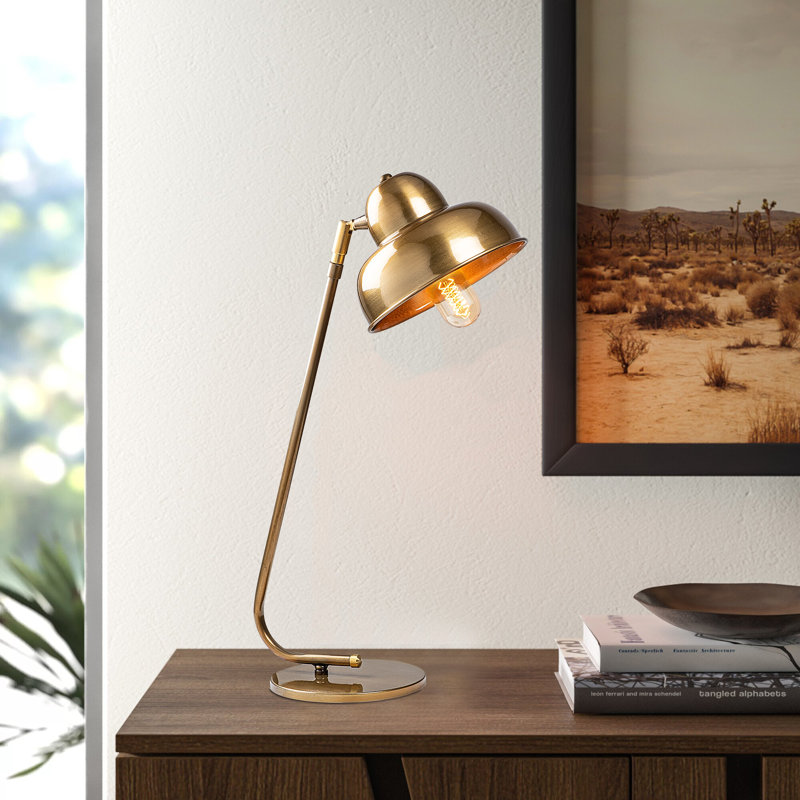 Metal Desk Lamp, Gold