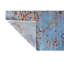Hand Knotted Wool Area Rug in Blue