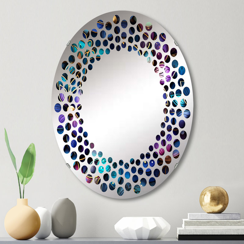 Miroir mural oval, 29,5 po x 19,6 po