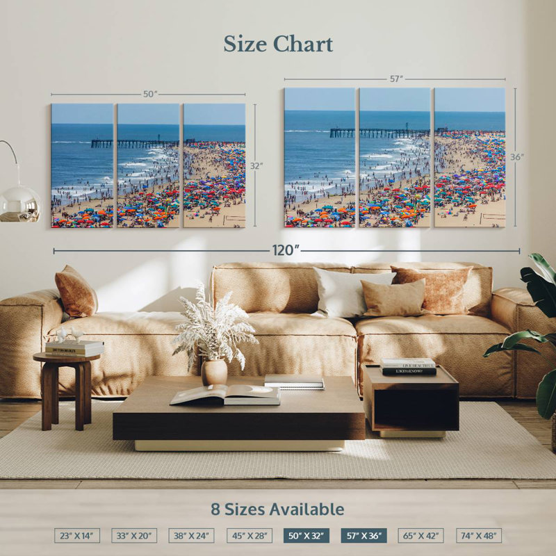 Nicci Ocean City Beach Maryland, 36" H x 57" W