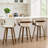 Modern Upholstered Swivel Counter Height Bar Stool-2107849369