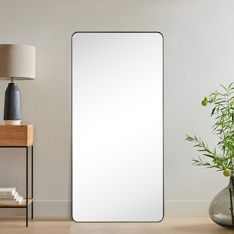 Miroir de salle de bain Javeion, Noir, 60 po x 30 po