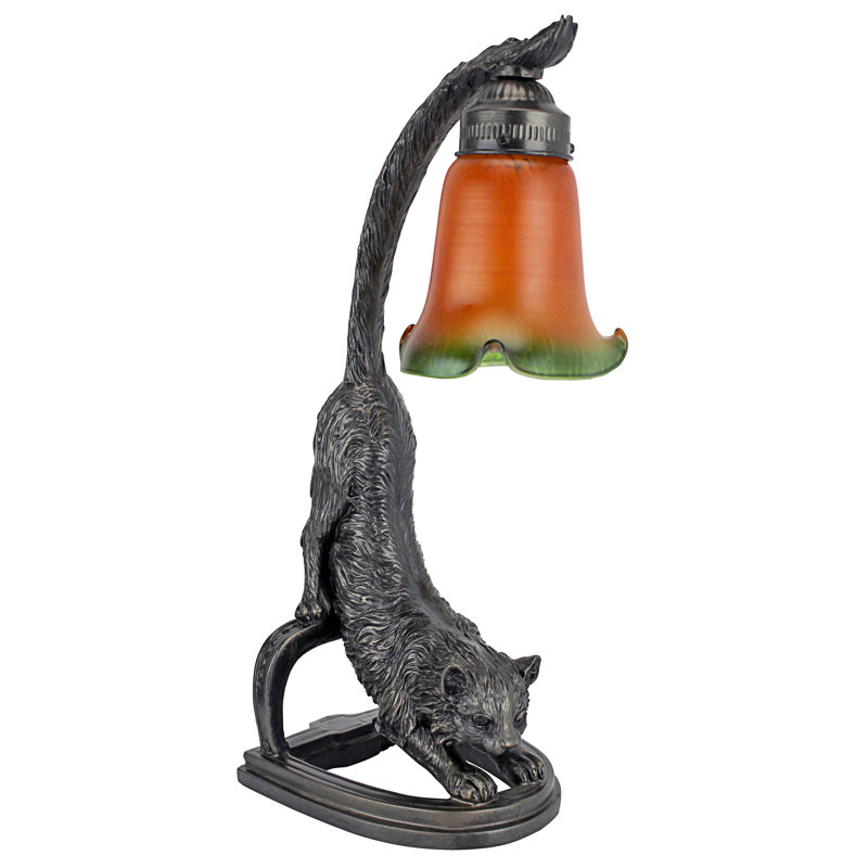 Crouching Cat Arched Table Lamp