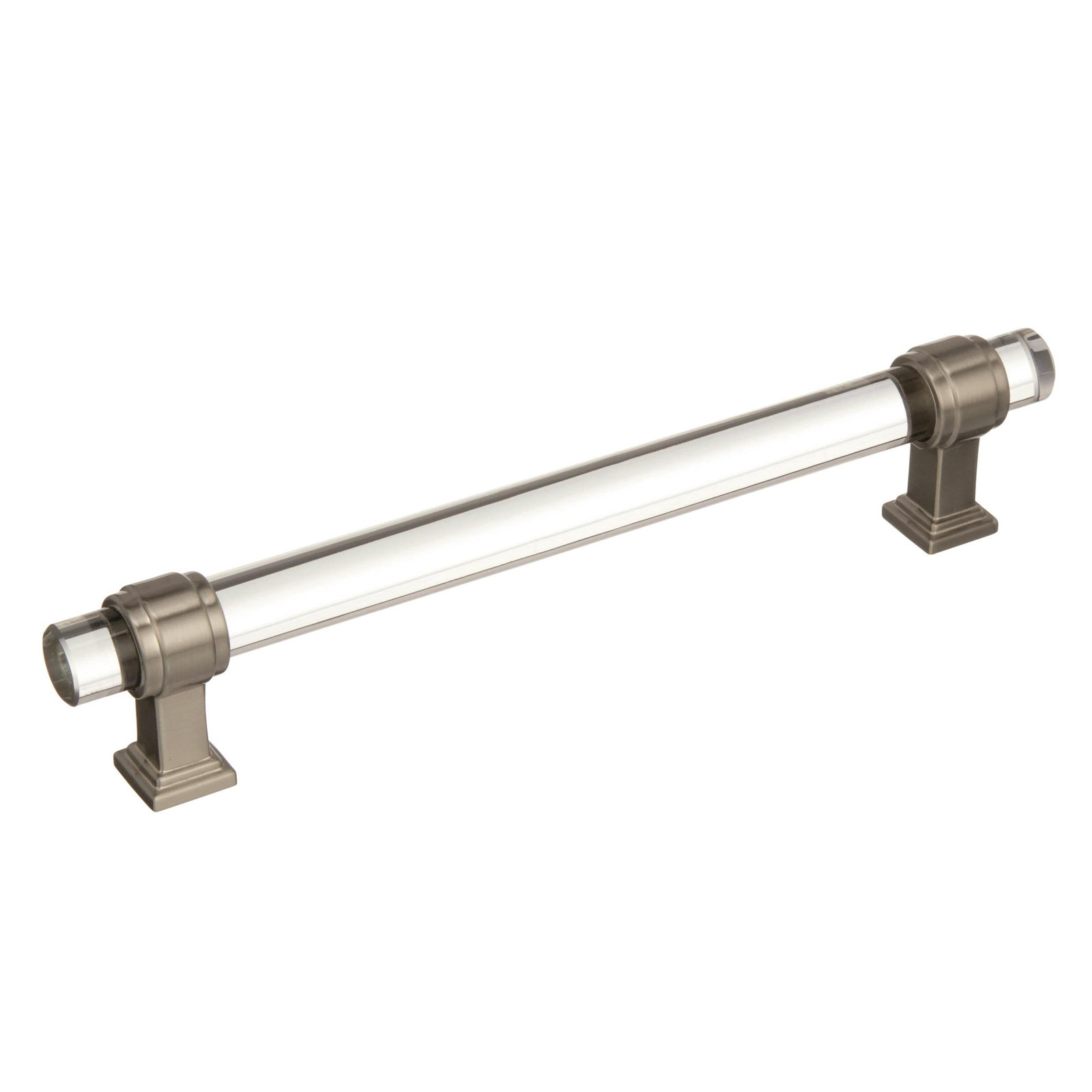 Amerock Glacio Bar Pull, 6 5/16", Satin Nickel