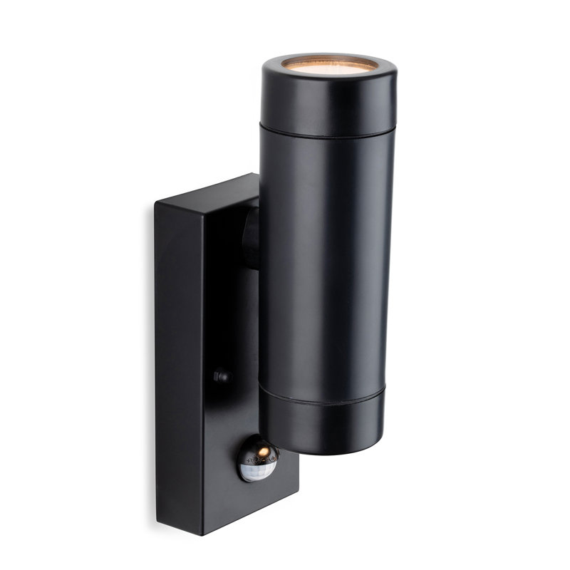 Matte Black 2 - Bulb 9.05cm H Outdoor Flush Mount