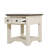 Tationna Dark Grey MDF Top and White Oak Drawer Living Room End Table