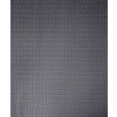 Papier peint en cuir d'alligator gris mat moderne Hanniah
