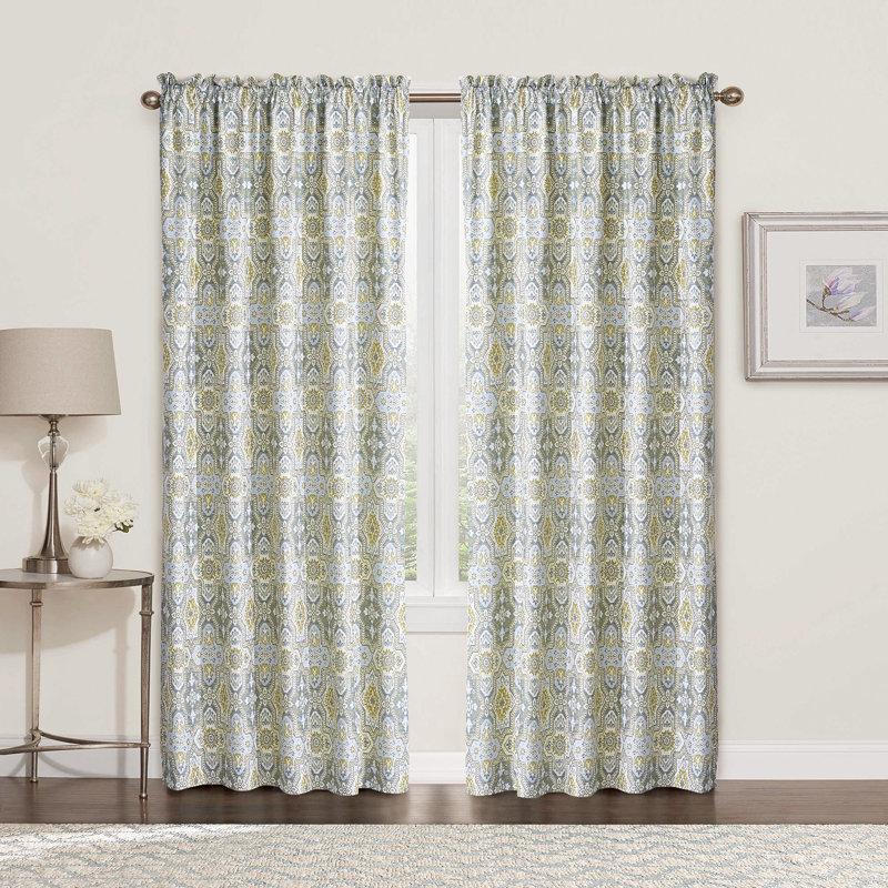 Semi Sheer Curtain Pair, 152.4cm W x 213.4cm L