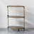 Oval Shaped Metal 3-Tier Shelf-1355687398