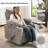 Zeno Manual Recliner，Swivel Rocking Recliner With Adjustable Armrests; Infant Rocking Recliner With Adjustable Headrest And Cup Holder-1349602086