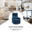 Fauteuil inclinable électrique avec dossier capitonné Armenuhi-85036460