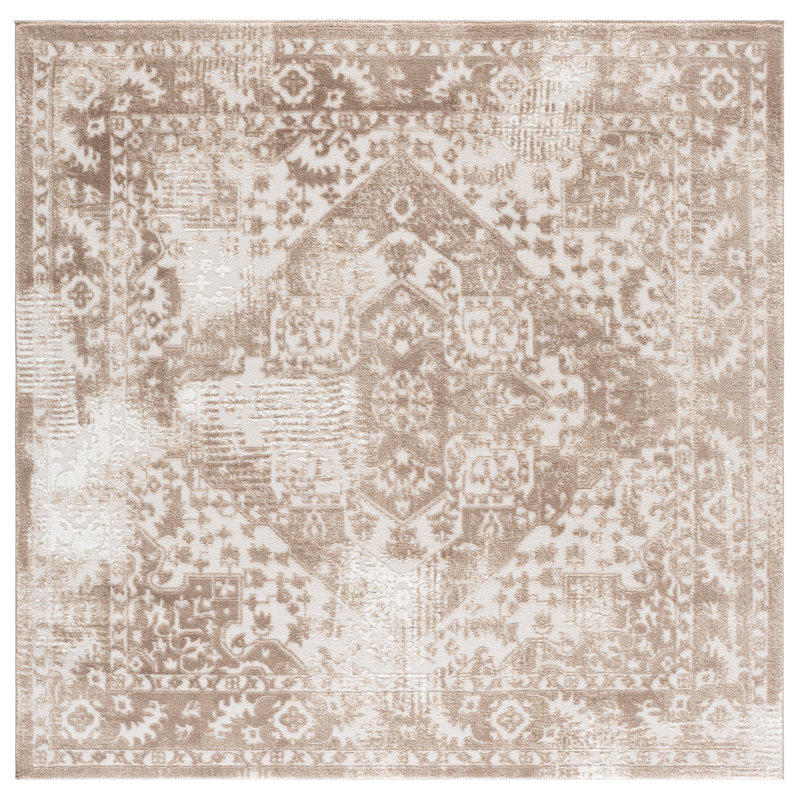 Lunara 308 Performance Oriental Rug, 6'-7" X 6'-7" Square