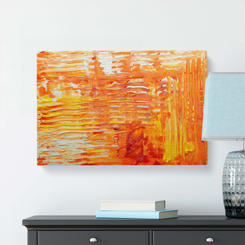 Abstract Art Painting Vol.169 by S.Johnson - Wrapped Canvas Painting, 60cm H x 91cm W x 3cm D