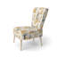 Chaise d'appoint abstraite rembourrée - chaise d'appoint boho désert minimal-883413126