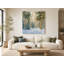 Art mural sur toile Sunlit Snowy Pine Forest-729728413