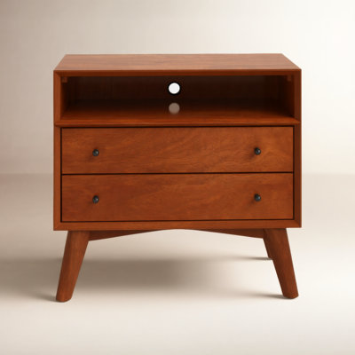 Williams Mahogany Nightstand with Shelf