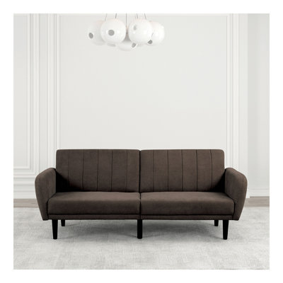 Contemporary convertible en lit canapé de futon 1pc