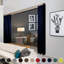 Panneau de rideau simple obscurcissant synthétique avec œillets Polen Drapery-28660146-28660141