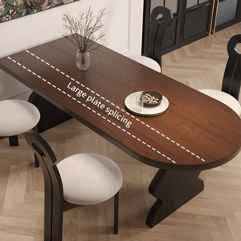 Gurtrue Pine Solid Wood Dining Table, 27.56" W x 55.12" L