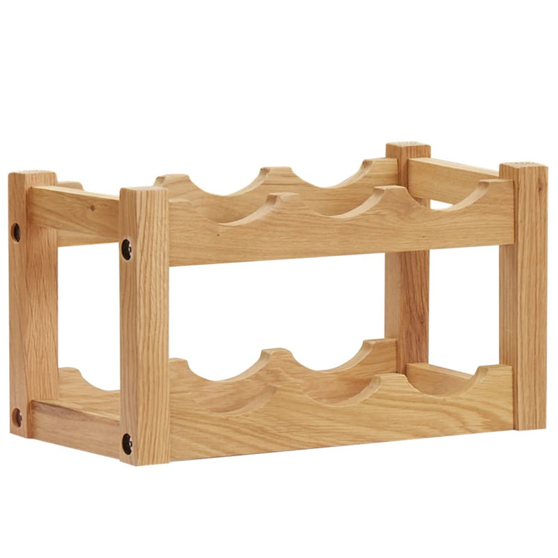 Bartolomea Floor Wine Bottle Rack Brown