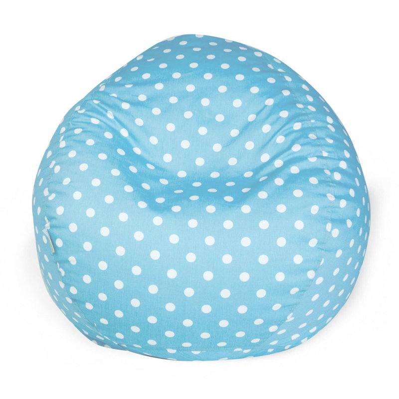 Aalin Bean Bag Chair & Lounger, 25" H x 36" W x 36" D, Aquamarine