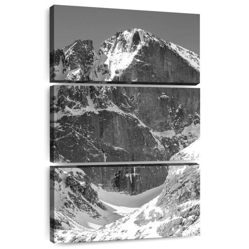 Mont Rocheux enneigé Alvord, H 32 po x l 20 po