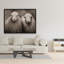 Sheep Sepia Print On Canvas-98694324