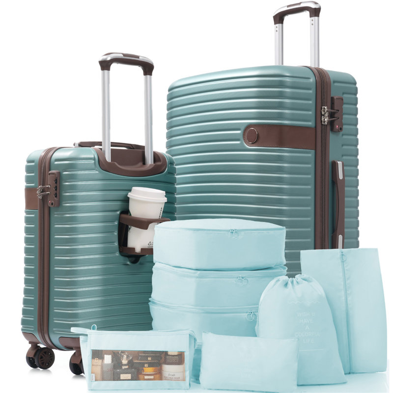 Ensemble de valises rigides avec verrou TSA, Blue