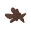 Teak Slice Wall Décor, Lg, Dark Gray