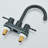 Centerset Faucet Bathroom Faucet with Drain Assembly