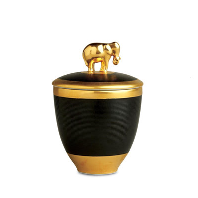 Luminesence Candles Jar Candle with Porcelain Holder