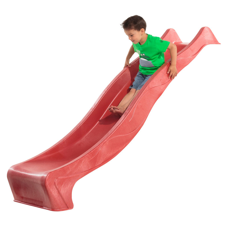 Selene Freeport Park Indoor Wave Slide, Red