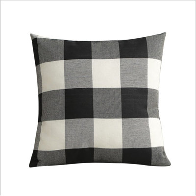  Set of 2 Throw Pillow Covers With Inserts– 18"x18" Decorative Throw Pillow Full Set