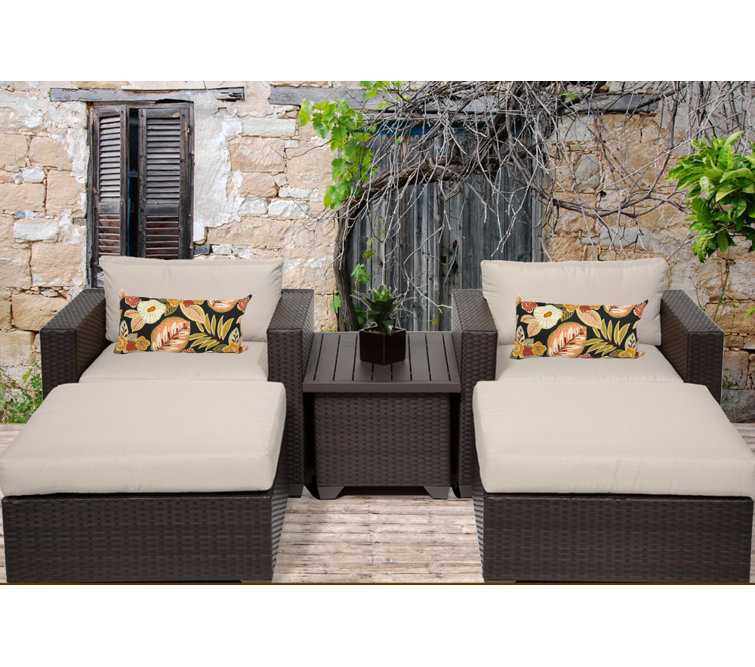 Larren 2 - Person Patio Conversation Sets with Cushions