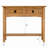 Farmhouse 32.70'' Solid Wood Console Table, 2 Drawers 1 Shelf