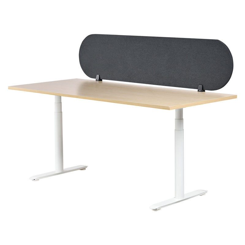 Grey Desk Dividers, Dark Grey, 40cm H x 160cm L