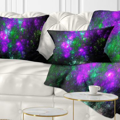  Coussin lombaire abstrait fractal Supernova