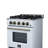 Breno 24 Inch Gas Range in White-118620237