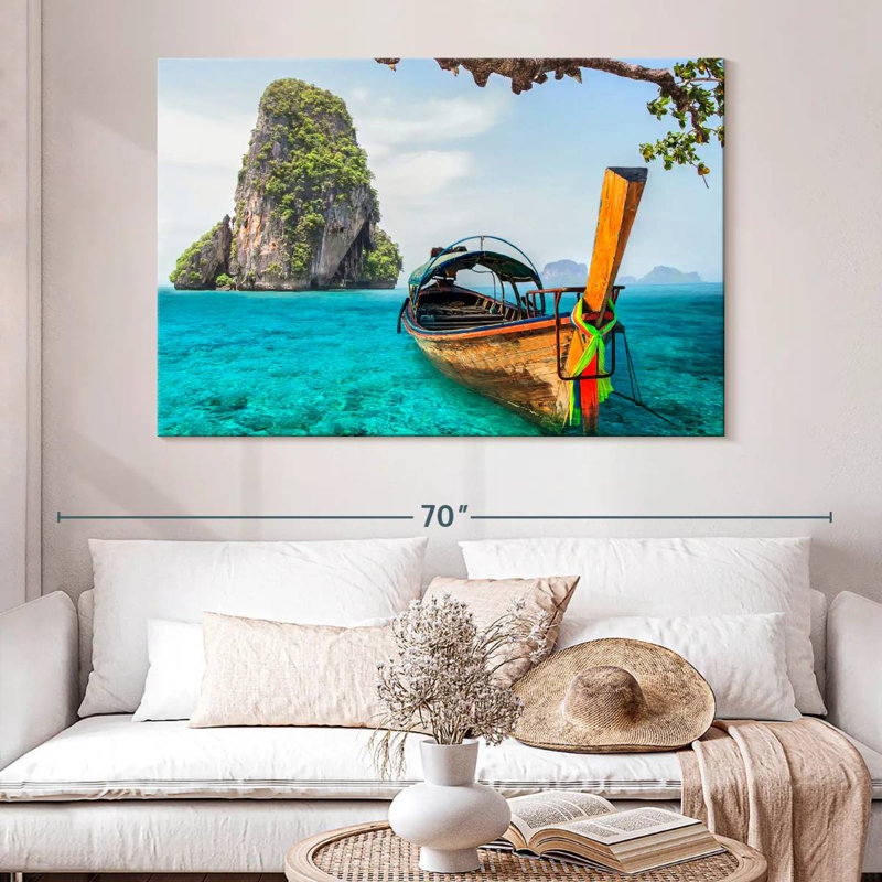 Bateau Mehar Railay Beach, H 34 po x l 51 po
