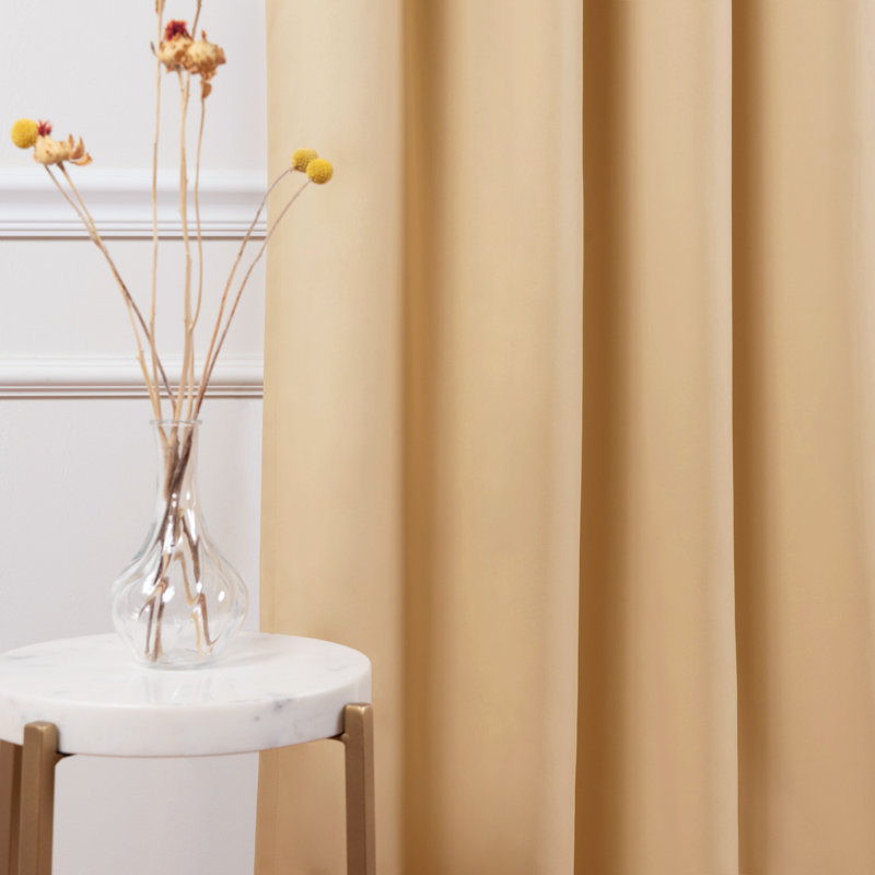 Sunlight Blackout Grommet Polyester Window Panels