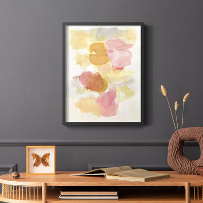 Warm Petals II, reproduction encadrée - bois massif