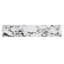 22-Inch X 4-Inch Engineered Marble Bathroom Sink Side Splash, Panda White For Vanity Top | Gift Idea