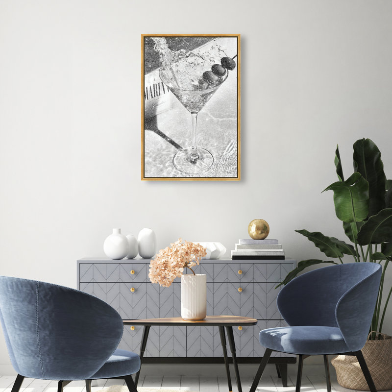 Chill Time II Print by Oliver Gal, 31"H x 21"W, Gold Floater Frame