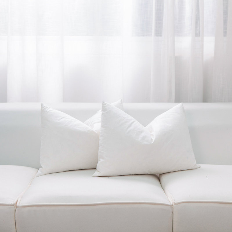 Pillow Insert, Feather/Down, 12"H x 18"W, Rectangular