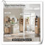 Ansa Wall Bathroom Cabinet, Bathroom Storage Cabinet Wall Mount With Sliding Barn Door And 1 Open Adjustable Shelf,For Bathroom, Kitchen-743502805